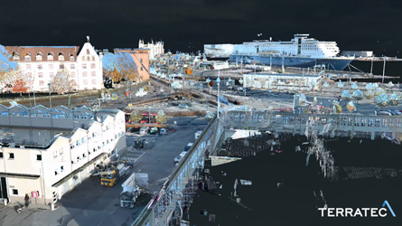 Digital versjon av Oslo havn. Illustrasjon: Terratec