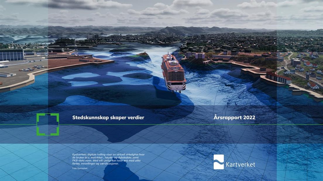 Bilde fra Kartverkets årsrapport 2022
