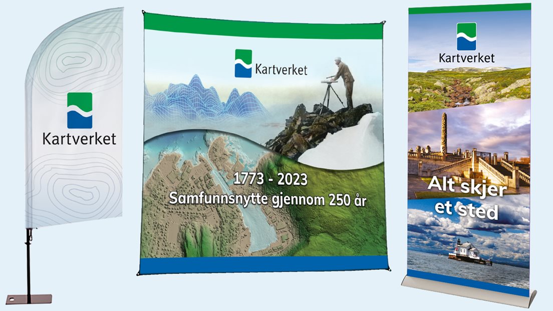 Eksempler på display materiell