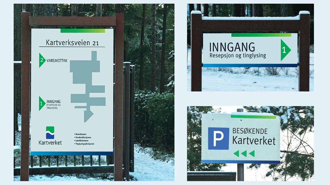 Kartverkets skilter