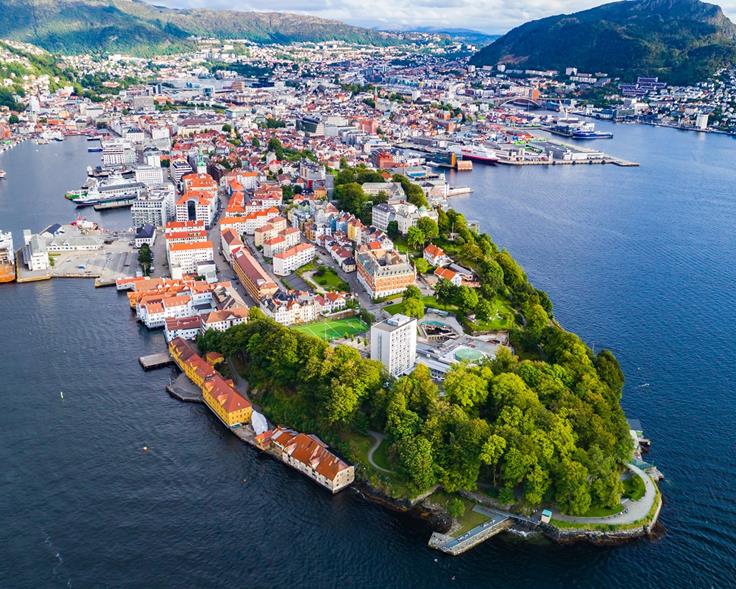 Nordnes i Bergen. Foto: Adobe Stock