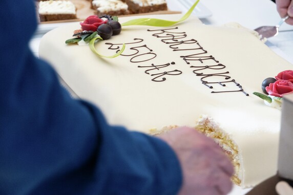 Marsjepankake med tekst